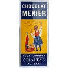 Emaille bord Chocolat Menier