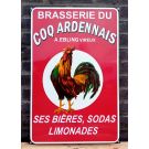 emaille bord Brasserie Du Coq Ardennais 