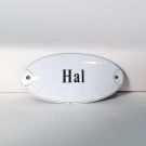 Naamplaatje Hal