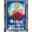 Emaille bord Biere da brasserie Amos