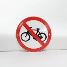 Fietsen verbodsbord