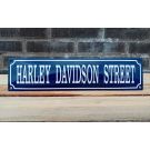 Harley Davidson street Blauw