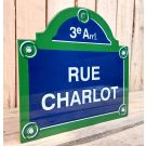 Straatnaambord van Parijs
