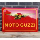 Moto guzzi rood/geel