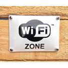 Wifi zone 14x10 cm