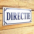 Emaille bord Directie