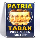 emaille bord PATRIA TABAK - Voor pijp en sigaret