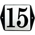 Huisnummer vlak met oren - 15