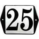 Huisnummer vlak met oren - 25