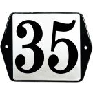 Huisnummer vlak met oren - 35