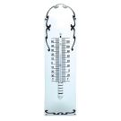 Thermometer wit met decoratie