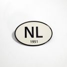 Landaanduiding bord met jaartal