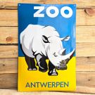 Reclamebord Antwerpen Zoo Neushoorn