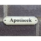 Naamplaatje Apotheek