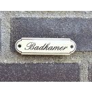 Deurbordje Badkamer