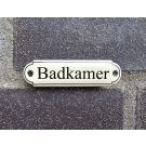 Deurbordje Badkamer