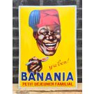 Emaille bord Banania petit déjeuner familial