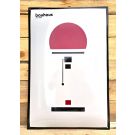 Emaille bord Bauhaus Lamp Abstract