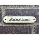Naambordje Behandelruimte