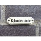 Deurbordje Behandelruimte