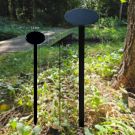 Bord op steekpaal 12x8cm ovaal