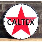 Caltex vlak emaille bord