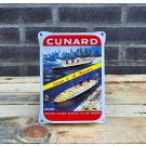 Cunard fastest nostalgisch emaille