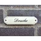 Naambordje Douche