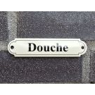 Naamplaatje Douche