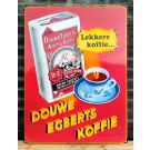 Douwe Egberts Koffie emaille bord