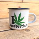 Emaille mok Groen Amsterdam