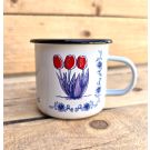 Emaille mok Hollandse Tulp