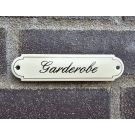 Naambordje Garderobe