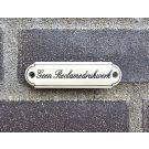 Deurbordje Geen reclamedrukwerk Klassiek