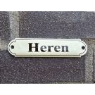 Naamplaatje Heren