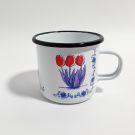 Emaille mok Hollandse Tulp