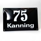 Combi huisnr + naam zonder kader