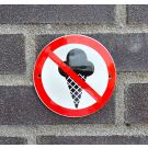 IJs verbodsbord