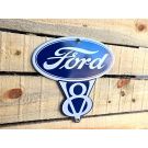 Emaille bord Ford V8 klein