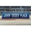 John Deere place Blauw