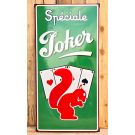 Joker Bier reclamebord