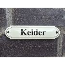 Naamplaatje Kelder