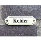 Deurbordje Kelder