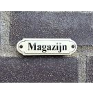 Deurbordje Magazijn