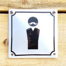 Emaille toiletbord Heren
