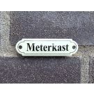 Deurbordje Meterkast