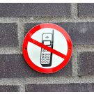 Mobiele telefoon verbodsbord