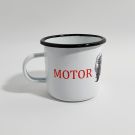 Emaille mok Motor racing