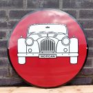 Morgan Motor rond rood