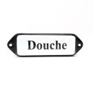 Naamplaatje Douche 